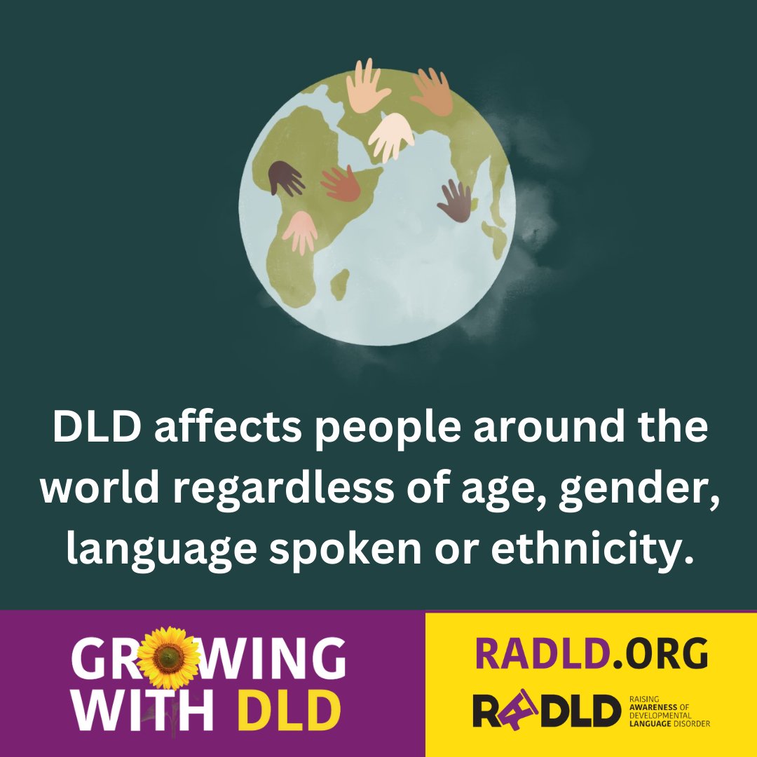 Developmental Language Disorder (DLD) cuts across language and cultural boundaries, although its impact can be different from community to community. What is DLD like in your language? How is it like to have DLD in your community? #DLDday October 14th 2022.