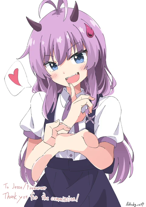 Skebで描かせていただいたVtuber「Jesse/Fireburner」さんです 