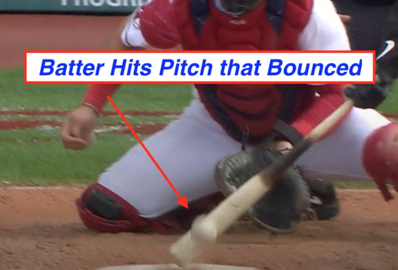 thinkpitch's tweet photo. If the batter does not swing and a bounced pitch ends-up going through the strike zone, it is called a “Ball.” A bounced pitch can never be called a strike unless the batter swings and misses the pitch.
Read more 👉 https://t.co/OpzSSvEISA
#WalkOffBalk #2022RulesQuestions https://t.co/X8HdlU251n