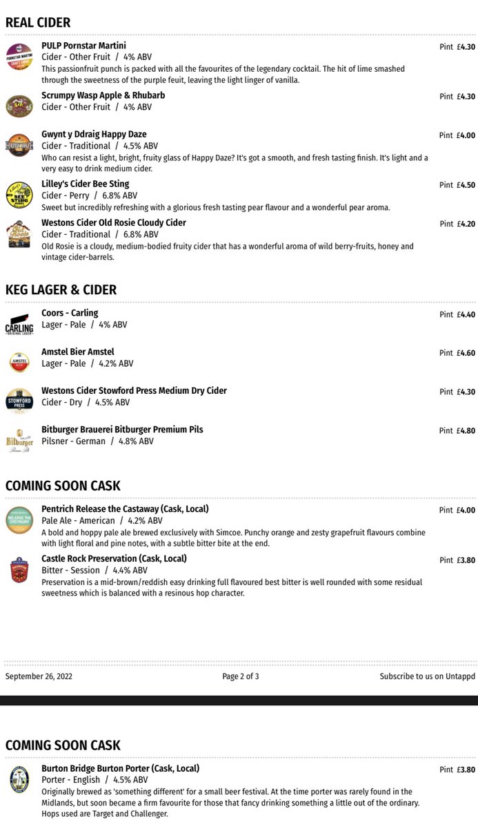 Alex_Pub_Derby's tweet photo. Cask today from @litbrew @CRBrewery @tindallbrewery @PentrichBrewing @LincolnGBrewing @thornbridge 🍻 https://t.co/3B6Oq0juow
