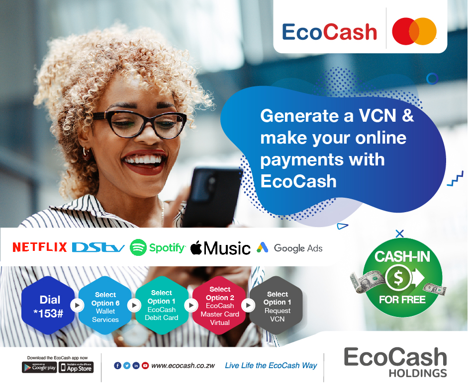 EcoCashZW's tweet photo. #VCN #TABLECHARM #DSTV #SPOTIFY #APPLEMUSIC https://t.co/Mrq6ZQDonO