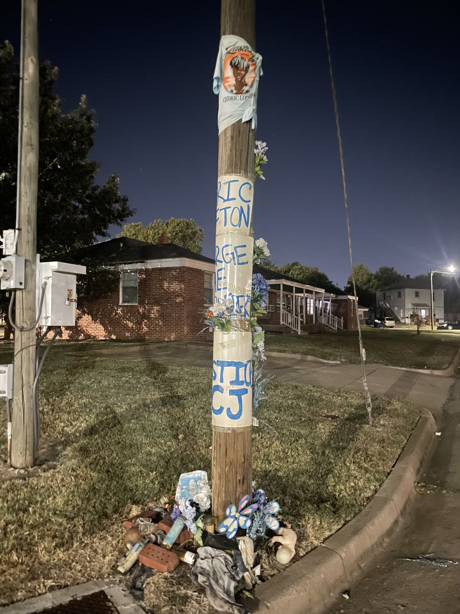It’s been one year since Cedric Lofton was killed at the Juvenile Detention Facility. Tonight, the community is coming together to remember his life.

Outside the facility is a memorial for CJ.

Organizers also want to hold the officers responsible: change.org/p/fire-the-5-j…