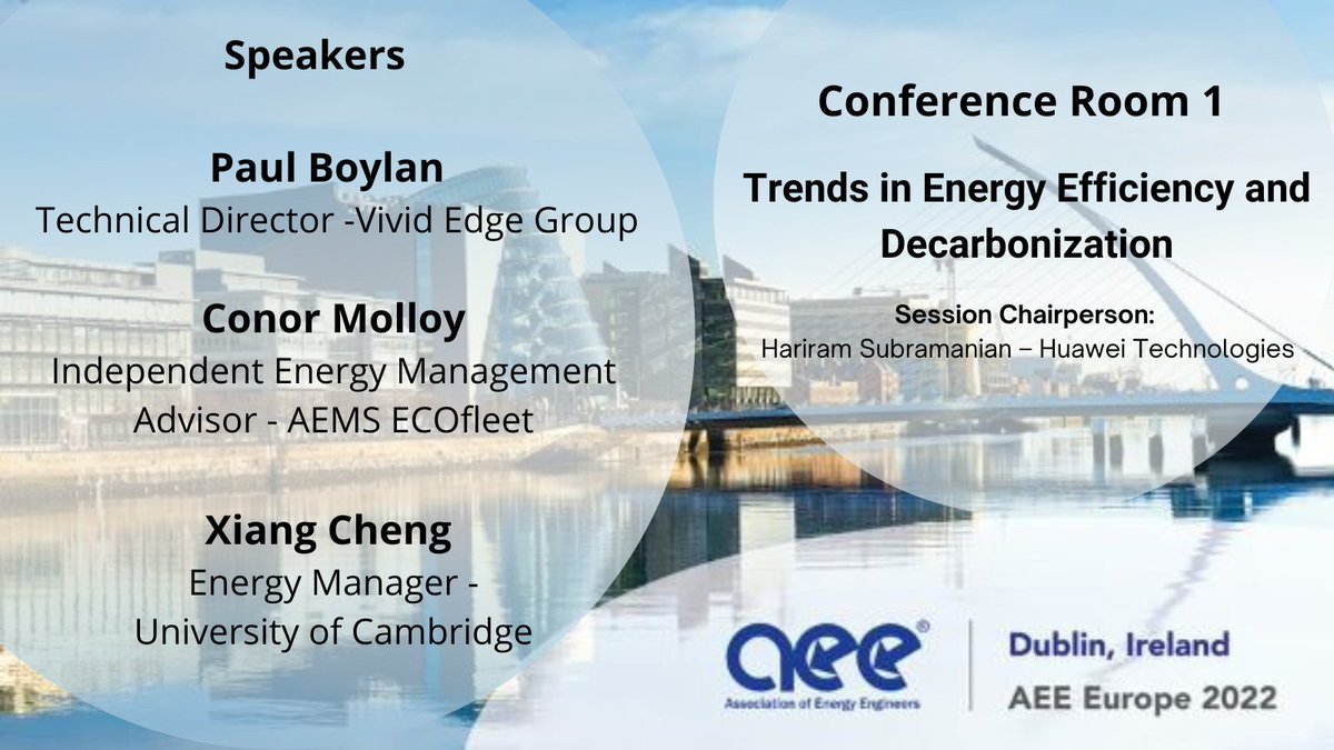 AEurope22's tweet photo. The @AEE inaugural European event AEE Europe Energy Conference and Expo is being held October 26-27 2022 at the RDS in Dublin.

Meeting the Challenges of Clean Energy - Just one of the Sessions/Tracks being discussed 
visit: https://t.co/xrPDQkLUPV
#europe #event #engineers https://t.co/hyr7fws3YT