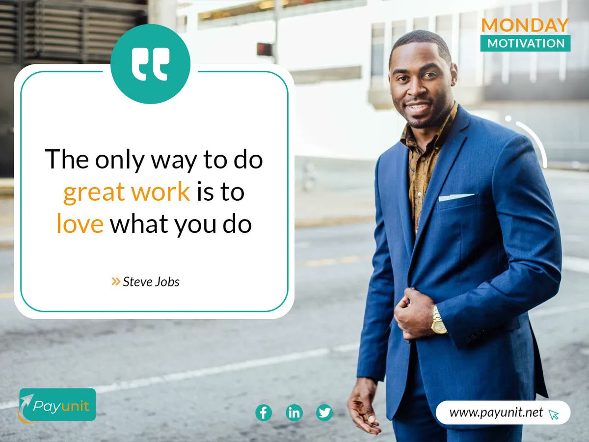 PayUnit7's tweet photo. Have a great week

#Payunit   #HappyNewWeek https://t.co/YNuE1f3iZN