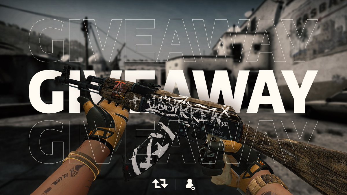 GIVEAWAY TIME (1/5)

36€ AK-47 | Wasteland Rebel (MW) 

To get it : 
-RT
-FOLLOW

I will do 5 giveaways in the upcoming month 

The giveaway ends on Friday , cya + gl 🫡