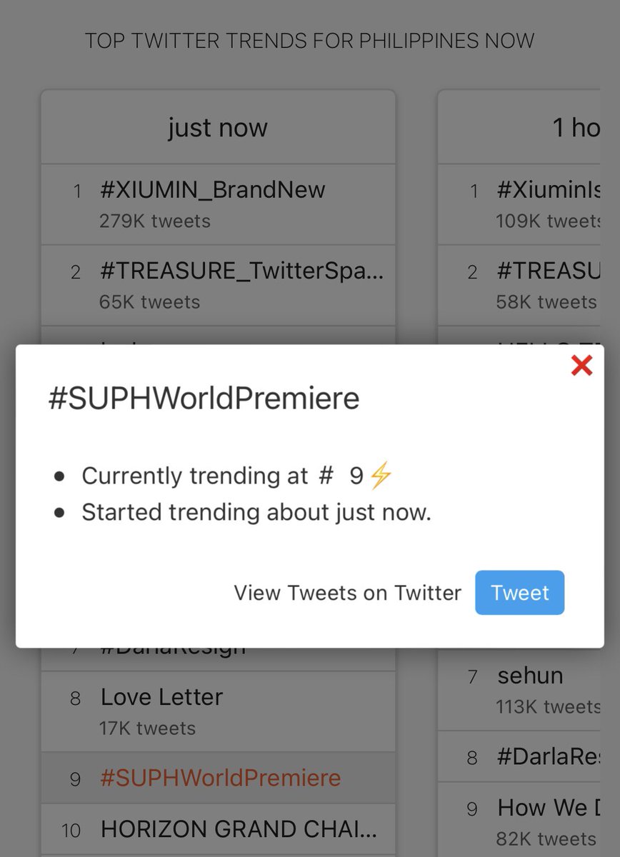 MovieQueenBea's tweet photo. Go Team #StartUpPH!

Kakasimula pa lang Trending na at No.9! 🔥🔥🔥

Let's go Bea Alonzo, Alden Richards, Jeric Gonzales and Yasmien Kurdi fans! 

#SUPHWorldPremiere
BEAutifulSTART withGMA https://t.co/j89TyYJMGs