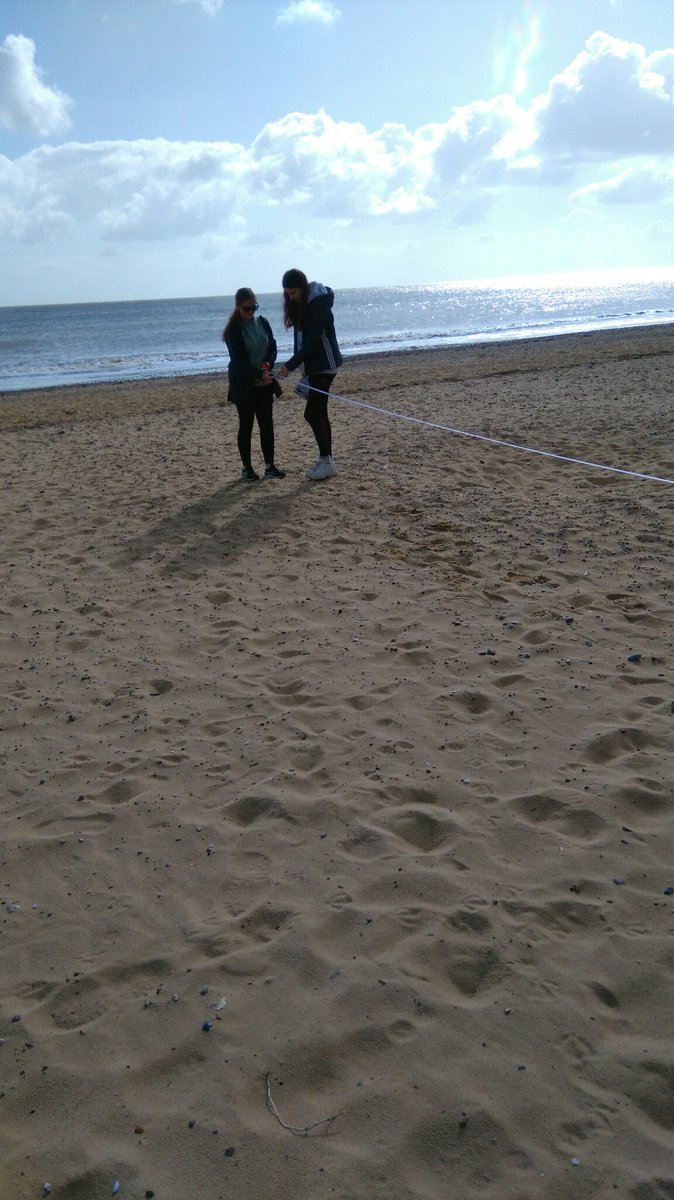 GoldingtonAcad's tweet photo. Not a bad view for our geography lesson today! Great fieldwork Year 11 #Goldingtongeographers #geogrocks #Southwold https://t.co/B3yOzWl3aj
