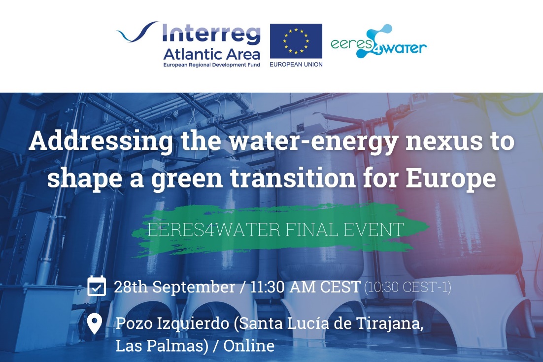 28 de setembro | 11:30h | Conferência final Eeres4Water: Addressing the water-energy nexus to shape a green transition for Europe.
Sabe mais em icterra.pt/index.php/2022…
<a href="/EERES4WATER/">EERES4WATER</a> <a href="/univdeevora/">Universidade Évora</a>