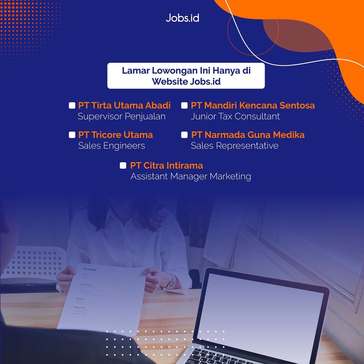 jobsdotid's tweet photo. Hai Jobs Seekers!
Terdampak layoffs adalah hal yang menyulitkan bagi seorang karyawan.

https://t.co/aKgCUWR0kB akan memberikan beberapa lowongan yang dapat membantu kamu☺️

Good luck!! 

#jobsdotid #infoloker #freshgraduate #carikerja #bekerja #berkarir #tipsberkarir https://t.co/0xFPOpbVQ2