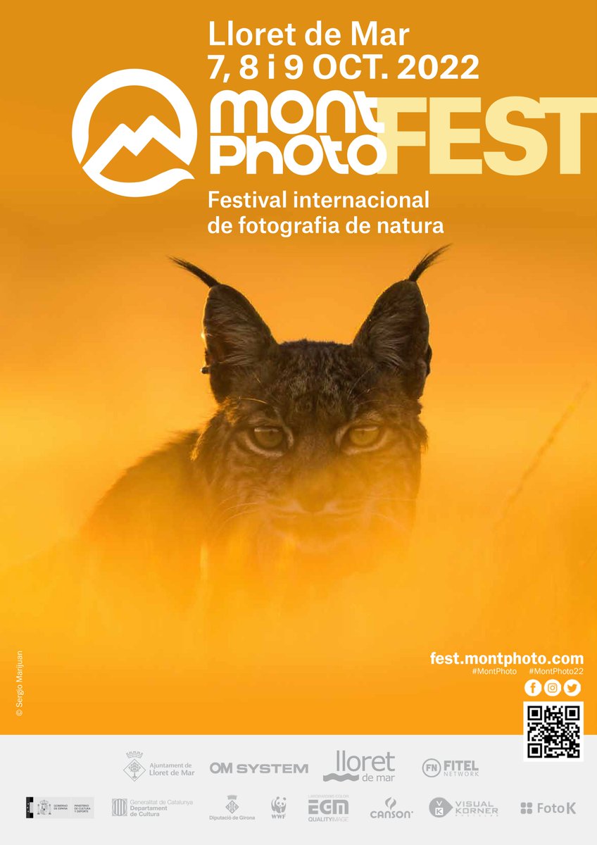 TEATRECBS's tweet photo. 🐺 Arriba una nova edició del @montphoto Fest a #LloretdeMar 
👉 Del 7 al 9 d’octubre el Concurs internacional de Fotografia de Natura torna al #TeatredeLloret  
📸 El #Montphoto recupera el seu format original, després de dos anys de pandèmia.

#mylloret #photo #LloretCultura https://t.co/aPYEVppOjx