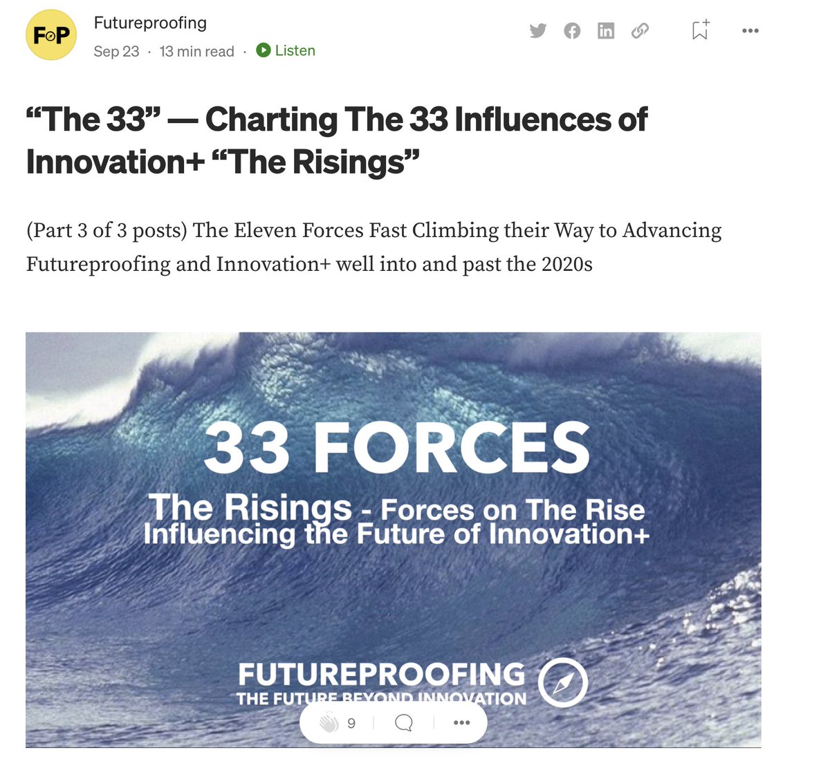 FutureproofingN's tweet photo. The 11 Rising Forces of Futureproofing and Innovation+. https://t.co/CkNuDHPHZP

#innovation #futureproofing #forces https://t.co/v43XIpG9MP
