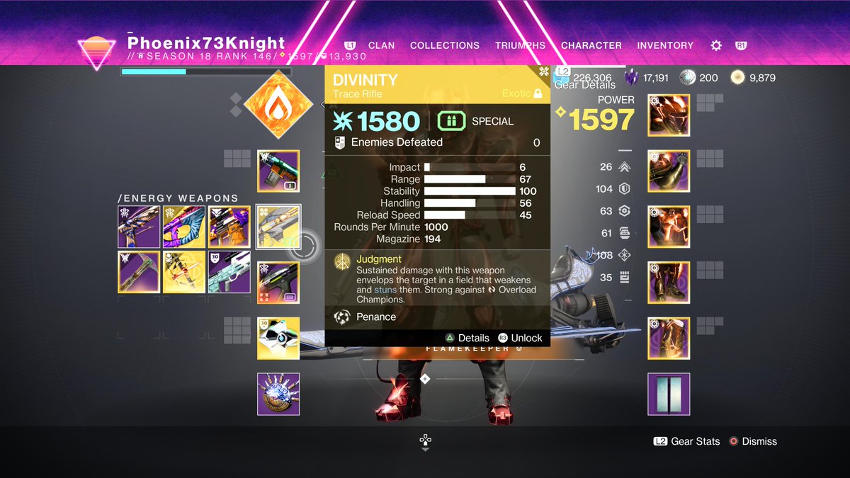 #PS5Share, #Destiny2 - My first Divinity weapon