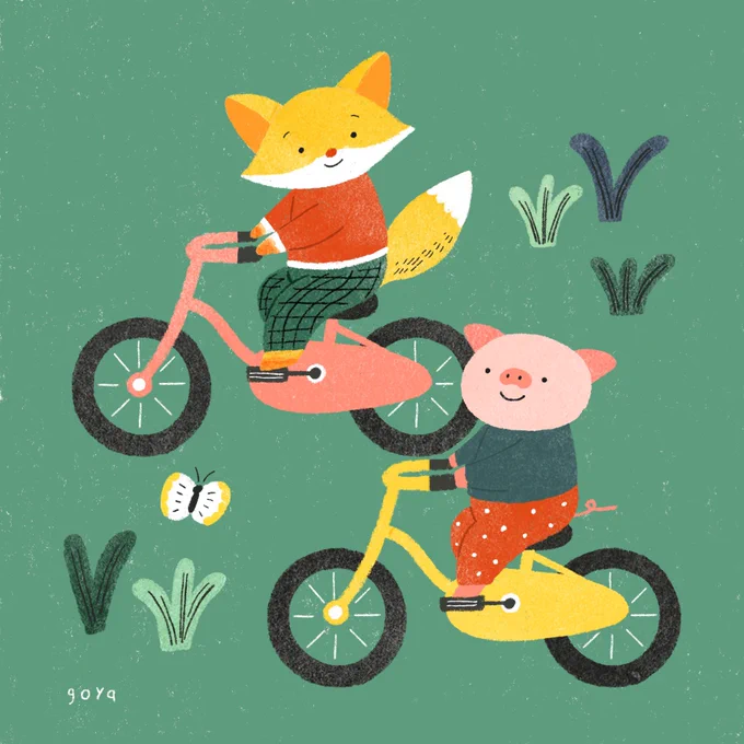 サイクリング〜#イラスト #illustration 