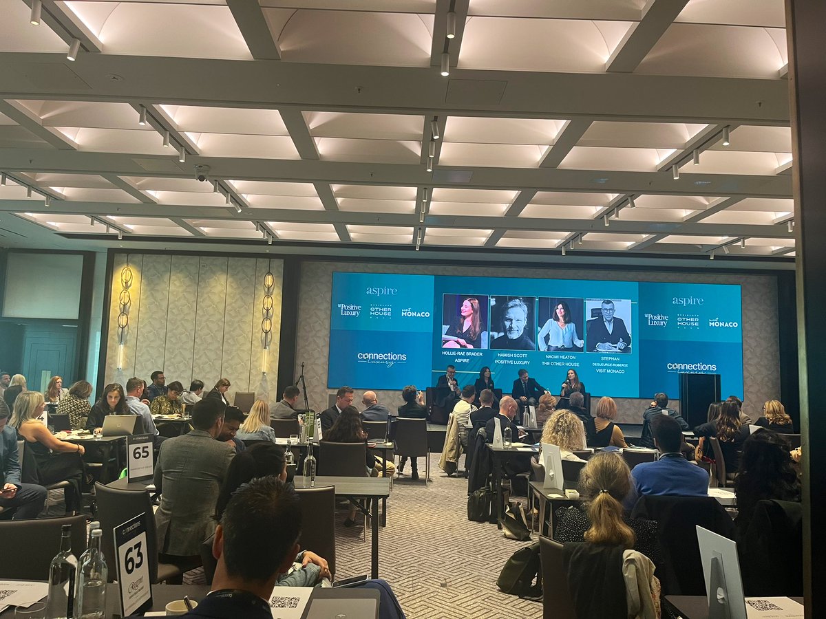 A fantastically full room for the ConnecTalks panel session at Connections Luxury London led by @AspireTravel editor <a href="/Hollierae_tw/">Hollie-Rae Brader</a> looking at all aspects of #sustainability in luxury travel <a href="/ConnectionsWay/">Connections Luxury</a> <a href="/NobuPortmanSq/">Nobu Hotel London Portman Square</a>