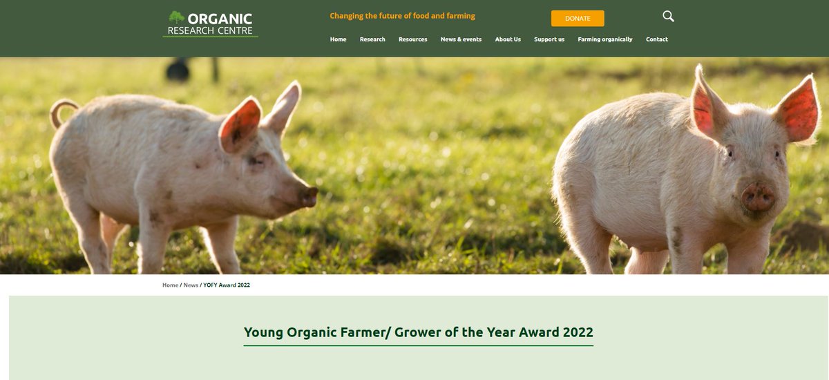 OrgResCent's tweet photo. ⏰The final count down...⏰5 days left to enter our #YOFY Award!
Are you, or do you know, a forward-thinking, innovative young organic farmer/ grower who is passionate about implementing organic principles?
If so, don't delay and enter now!👉https://t.co/AGEiqz4qqb https://t.co/Wtmu9qbjLc