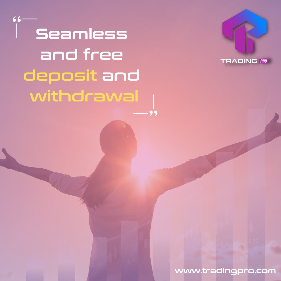 _TradeTalk's tweet photo. Trading Pro’s clients can enjoy seamless &amp; free deposit and withdrawal services.
Everything can be done with just a click of a button! 

#freedom #discoveryourfreedom #prolific 
#proficient #professional #unlimitedposibilities https://t.co/jqwim8OxgZ