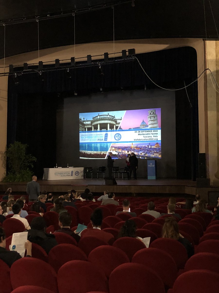CostanzaDaddi's tweet photo. Few highlights from the first day of the @Biofab2022 Biofabrication 2022 Conference in Montecatini-Terme, Tuscany! What an exciting day, followed by an amazing Welcome Cocktail at Terme Tettuccio!
Looking forward to what the second day of Conference will offer 🤩 #biofab22 https://t.co/9RxXLE4IYz
