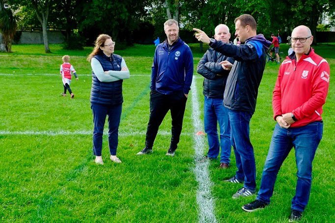 CualaCLG's tweet photo. Councillor Lorraine Hall joined the players and parents at the Academy session on Saturday morning. She got an update on the Home4Cuala redevelopment plans, and outlined her support and that of her party for the project.
#Home4Cuala
#BackingCuala https://t.co/W5d1NEYUfk