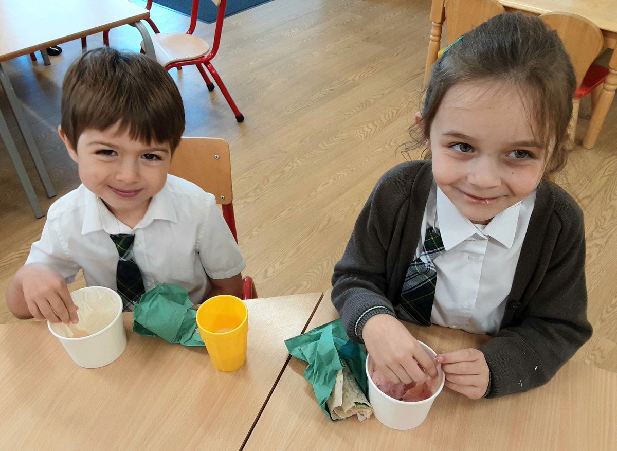 Enjoying a story for the world with <a href="/ReadMagicFest/">Reading is Magic</a> along with a Greek snack #EuropeanDayofLanguages