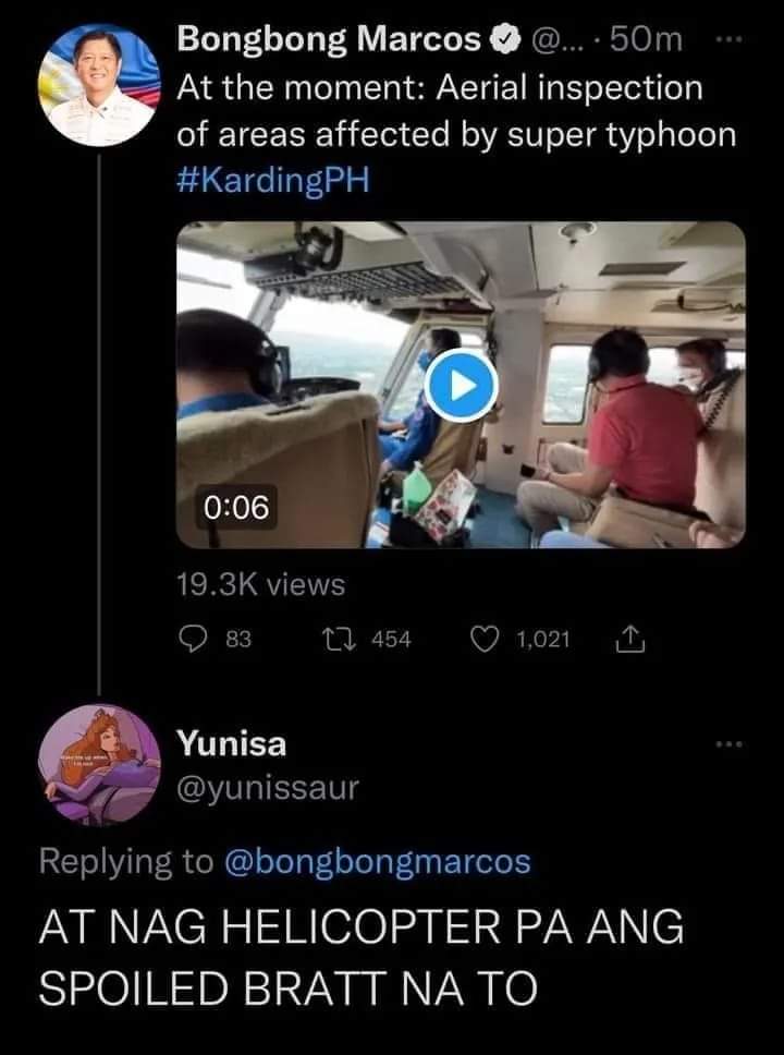 MaximoTolerance's tweet image. Yung tinotodo natin ang kagagahan natin noh @yunissaur?

Alangan naman na mag aaerial inspection ng nakabus? Si Leni lang may kaya nun. Klah Ka. 

#akosiMaximoTolerance