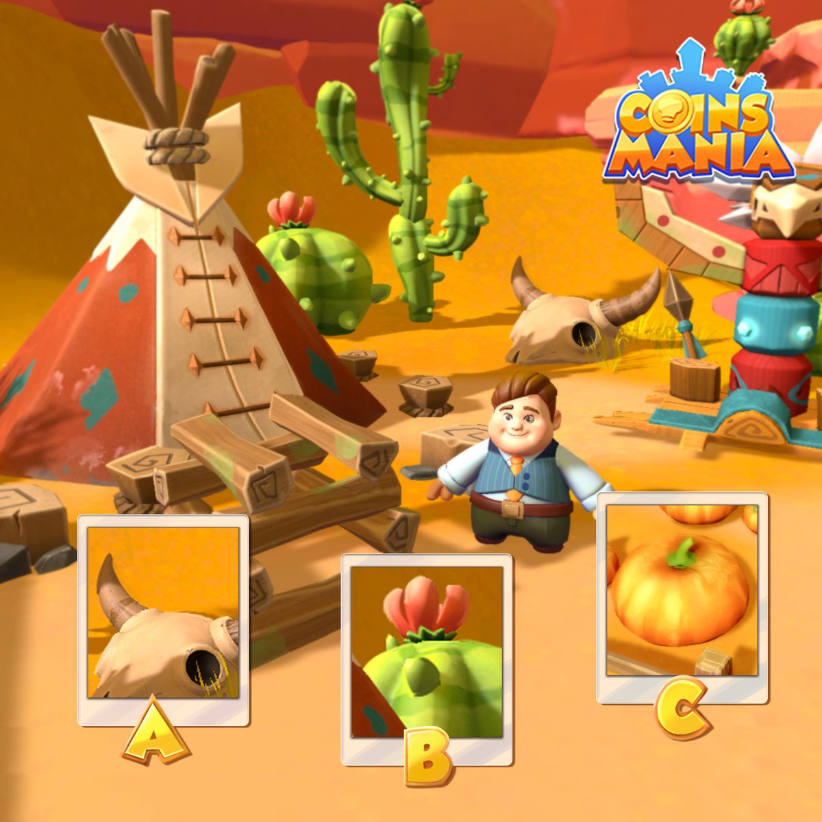 Cooking__Pop's tweet image. 🏃Desert adventure🏃
Wow, come and join the desert adventure!🤩
Can you tell which one is different?😉
A, B, or C?
Leave your answer for a chance to win 200 spins!
Download here👇:
play.google.com/store/apps/det…