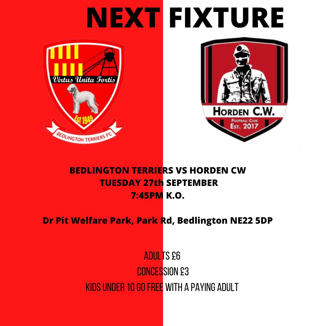 AFCDudley2026's tweet photo. 🚨 NEXT FIXTURE 🚨

Terriers return home tomorrow night against @HordenCWFC! 🏡 

Make sure to come down and support the lads as they look to bounce back from Saturday’s defeat! 💪🏻

#Terriers https://t.co/9z058yD4LN