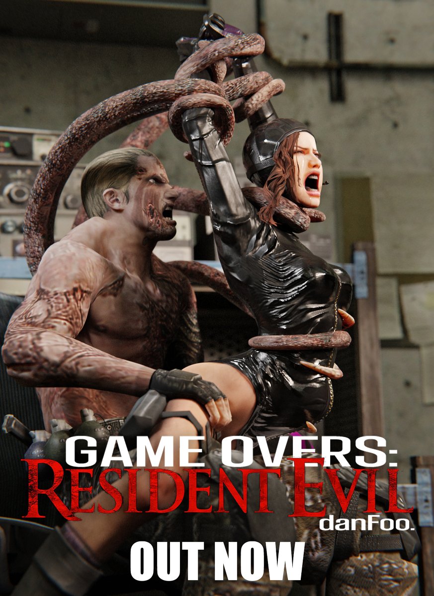 danFoo3D's tweet photo. [R-18] GameOver Resident Evil: OUT NOW #バイオハザード #レイプ #モンスター #ジェシカ・シェラワット #触手 #触手プレイ https://t.co/KyflFfo5fL https://t.co/W2Obby9Ndc