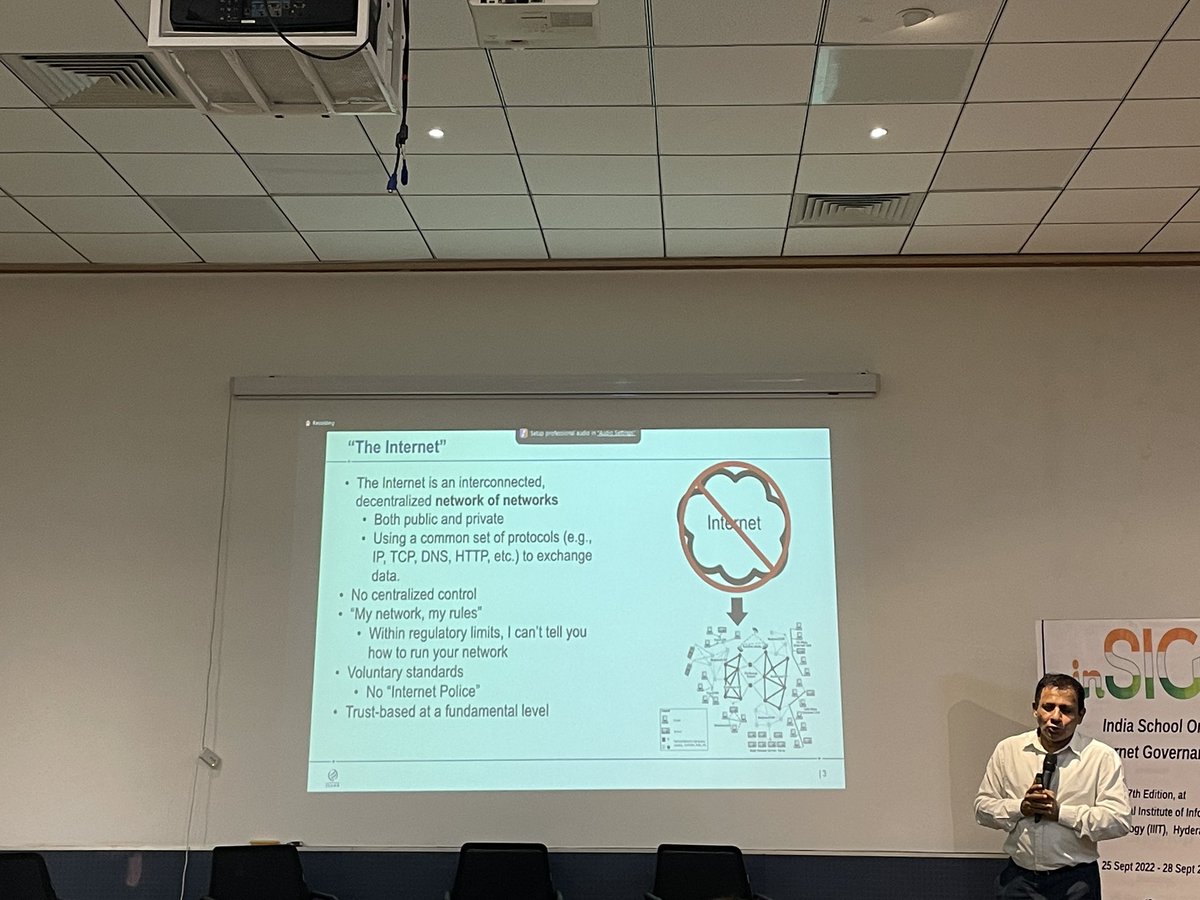 "Internet is a trust-based model."
~ <a href="/ICANN/">ICANN</a>'s Champika Wijayatunga discussing the core technologies of the internet (names, numbers and protocols) at <a href="/IndiaSIG/">inSIG</a> 2022
#insig2022 #ICANN #internet