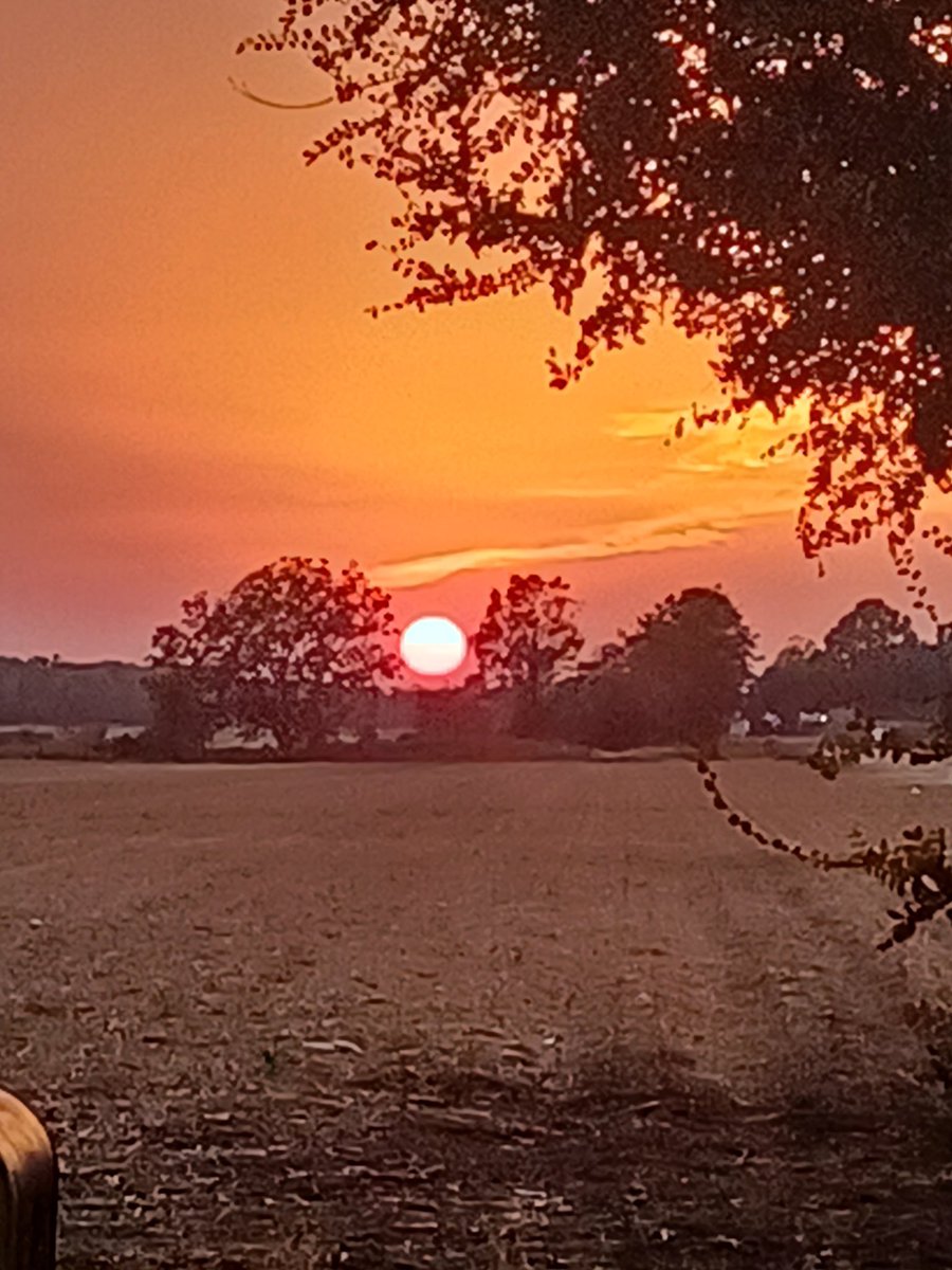 AshleyReneeWx's tweet photo. Absolutely stunning sunset over #ShawMS last night 😍 #mswx #mississippidelta #viewerphoto @The_Delta_News @NWSJacksonMS https://t.co/hvih33iADO