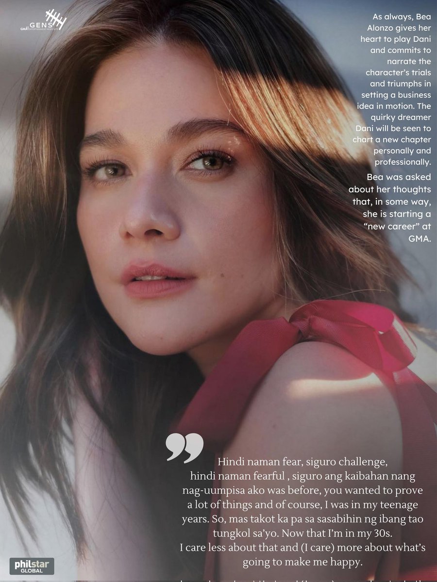 GENSDigital_'s tweet photo. BEA ALONZO BEGINS ACTING JOURNEY IN GMA VIA START-UP PH
"Ngayon parang mas i-ne-enjoy ko sya, now that I have a second chance to start again, now I know how to enjoy" - Bea Alonzo
via https://t.co/ZWEwwMlJhw

Welcome sa GMA Telebabad Bea!
#SUPHWorldPremiere
BEAutifulSTART withGMA https://t.co/hfeMVROMKo