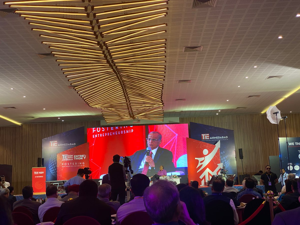 sanketupatel's tweet photo. TiECON Ahmedabad 2022 - Entre’ thon - Event based on theme of Marathon of #Entrepreneurship

Wonderful experience to hear business insights from Mr. Narayana Murthy, Founder of Infosys and other industry leaders.

#TiECONAhmedabad #TiECON2022 #Startups @glidemtech @tieahmedabad https://t.co/KSjratd8OT