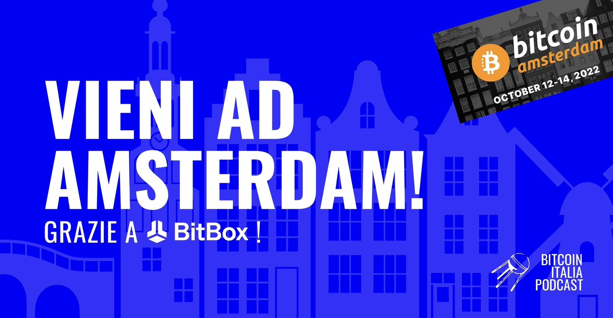 Vinci un biglietto per <a href="/TheBitcoinConf/">The Bitcoin Conference</a> di Amsterdam grazie a #BITBOX02!

ISTRUZIONI:
👉🏻Segui <a href="/ShiftCryptoHQ/">BitBox</a> 
👉🏻Segui <a href="/bip_show/">Bitcoin Italia Podcast</a> 
👉🏻“Quote retweet” questo post con una gif dedicata a #Bitcoin 
👉🏻 Prepara la valigia!

Domani estrarremo il fortunato vincitore!
Buon give away #BIPers!