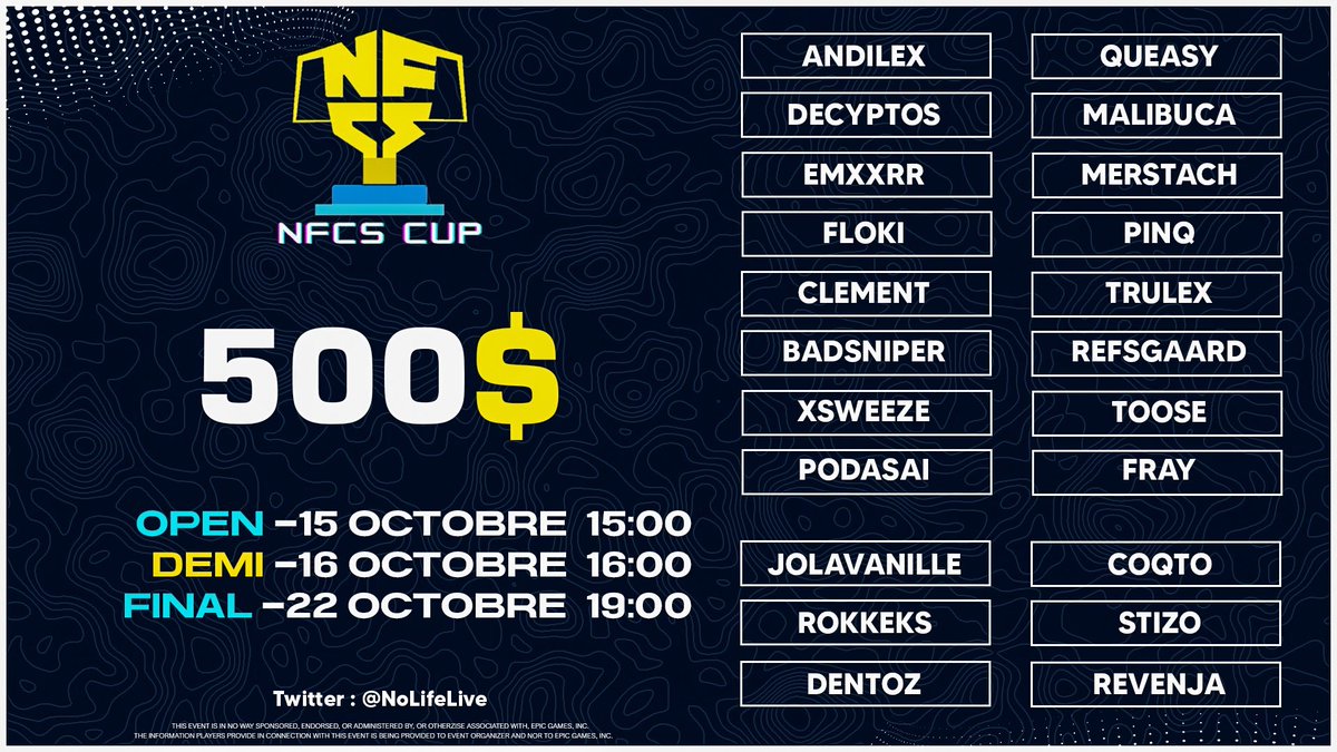 sansblaze933's tweet photo. Les dernier slots NFCS CUP a win 

Follow @NoLifeLive et RT le tweet
@ 2 Potes a toi

T.A.S Mercredi 28/09
(1 Slots en + tout les 100 RT) https://t.co/ReKAjj3gXp