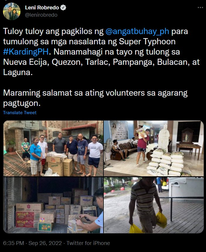 DapatSiLeni's tweet photo. "You show up in the most difficult times." - Leni Robredo.

PERIODTH! #HusayAtTibay https://t.co/g2mutoHWbu