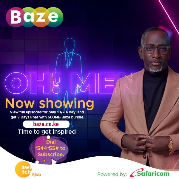 switchtvkenya's tweet photo. Be inspired and motivated. Watch all episodes of #Oh Men on Baze from as low as 10/
https://t.co/kyED7JNffe
#SwitchonBaze #OhMen #Baze https://t.co/aQL45X2MTY
