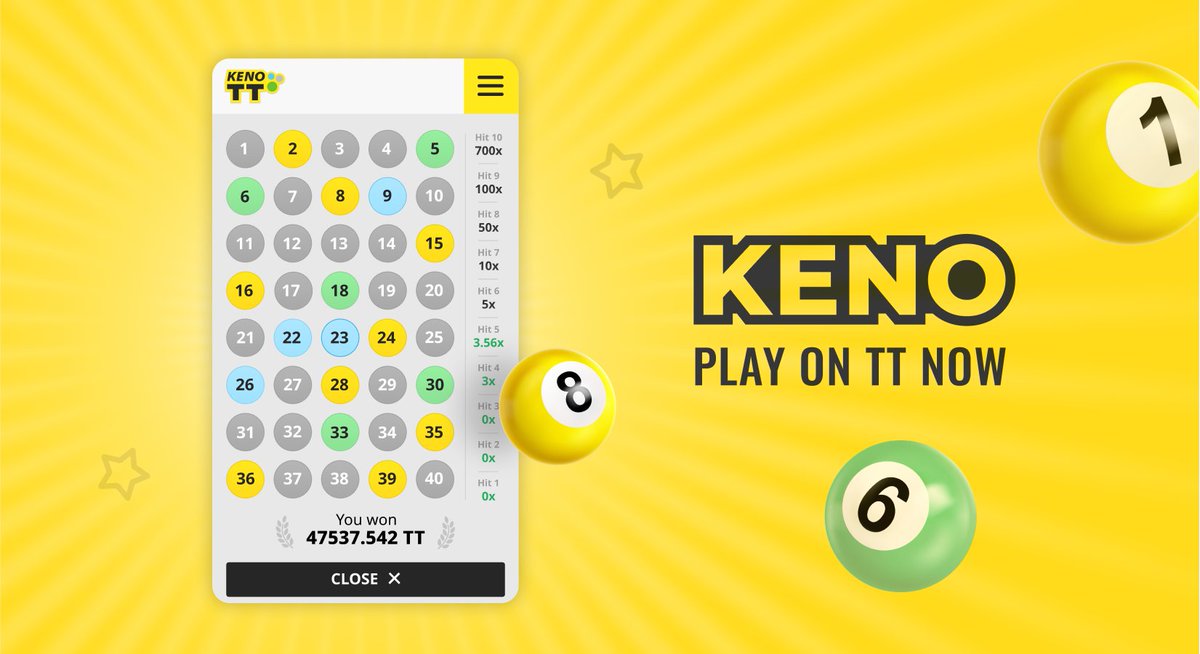 Breaking news 🚨
From now you can play Keno with tokens + claim Cashback