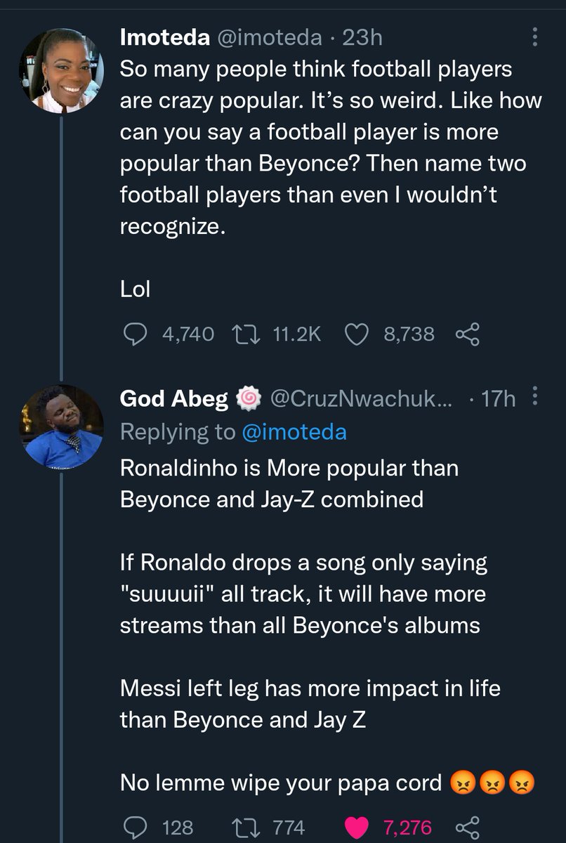 ClaudeKarangwa's tweet photo. It's the song for me 😂 Suuuuuuuiii
Football players are popular than singers! Agree? https://t.co/E3W7DOOrgB