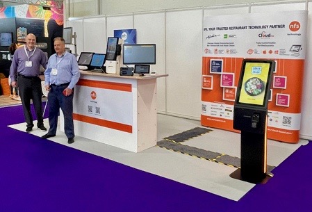 Looking good! All set up and ready to greet visitors at Big Hospitality Expo at Olympia, London, today – find us on Stand GA20, near the main stage to find out tips and the latest developments in restaurant technology.
#BIGHEXPO #restaurantepos #Aloha #expo
