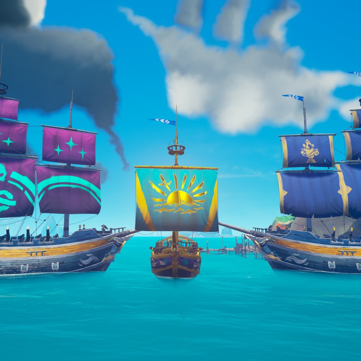 #SoTShot Contest Theme: Striking Skeletons
Deadline: Oct 12th, 11am UTC
Prizes: 4 x Golden Hour Sails

Capture samples of fine bone structure, trying to avoid trips to the Ferry in the process! Share skelly-stuffed screens with #SoTShot &amp; <a href="/SeaOfThieves/">Sea of Thieves</a> to enter.

📸 <a href="/LoenOVO/">loen</a>