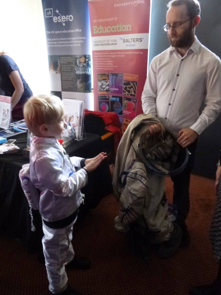 [the mummy] Seven years ago, with <a href="/space_tom/">Tom Lyons</a>.  SpaceBoy's a little quiet on Twitter at the moment as he's knuckling down with his GCSE curriculum but I'm happy to report that he's acing his computer science and maths. <a href="/ESA__Education/">ESA Education</a> <a href="/ESERO_UK/">ESERO-UK</a> <a href="/STEMLearningUK/">STEM Learning</a> <a href="/UniOfYork/">University of York</a>