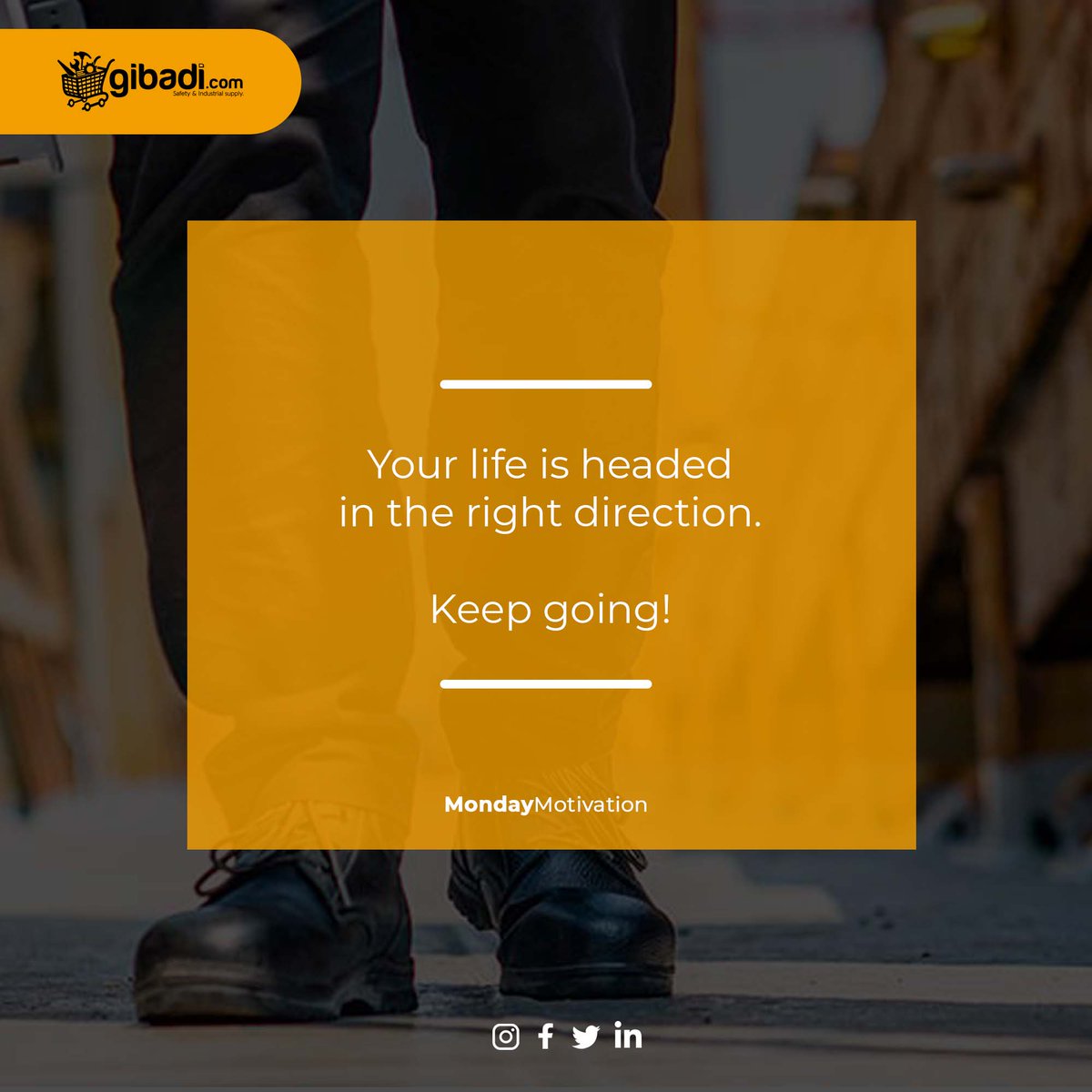 GibadiStore's tweet photo. keep moving to the right direction ... Have a productive week ahead..
#mondaymotivation #Hermes #safetyfirst #ASUUandFG https://t.co/hrk2MwnK3j