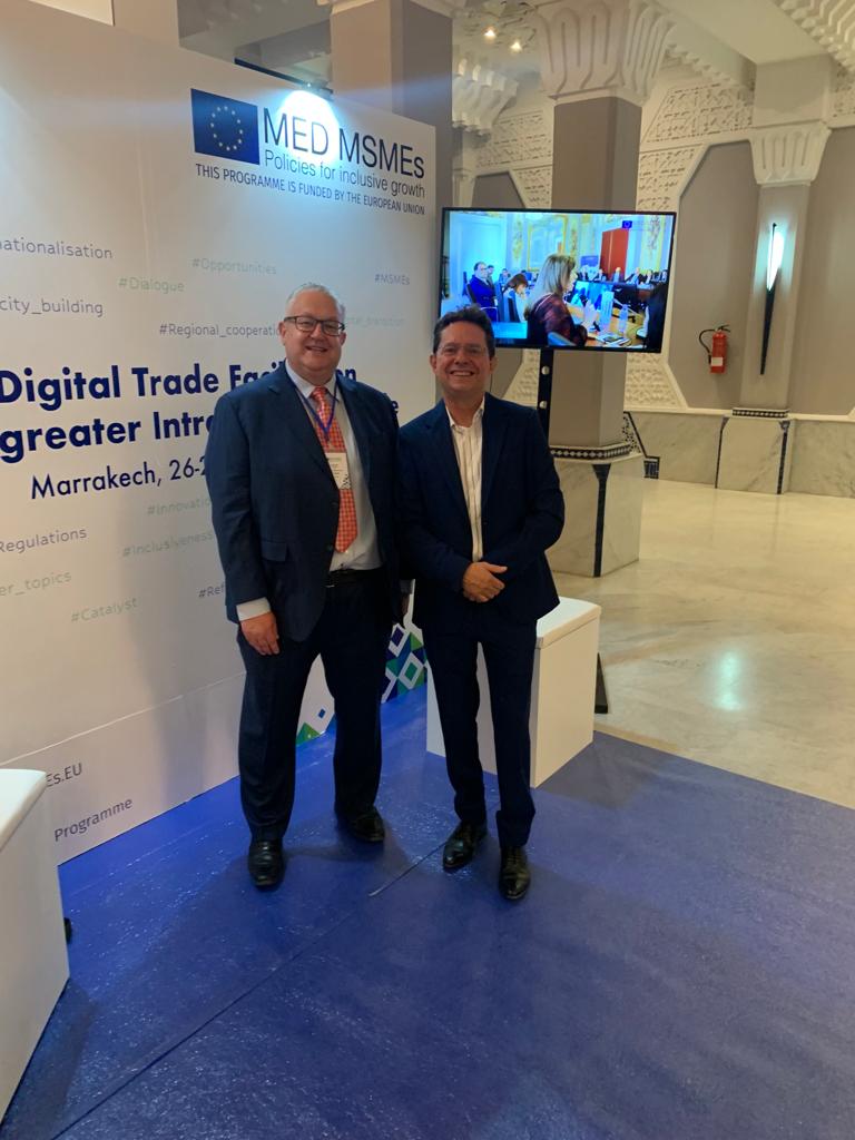 MED_MSMES's tweet photo. #HappeningNow 8e Conférence internationale des guichets uniques à Marrakech avec la participation du
@MED_MSMES Programme
#Digital #Singlewindows #Tech #Portnet #transformationdigitale #SMEs #Digital #TABADOOL #knowledge #dialogue https://t.co/Cd8S3EjYz4