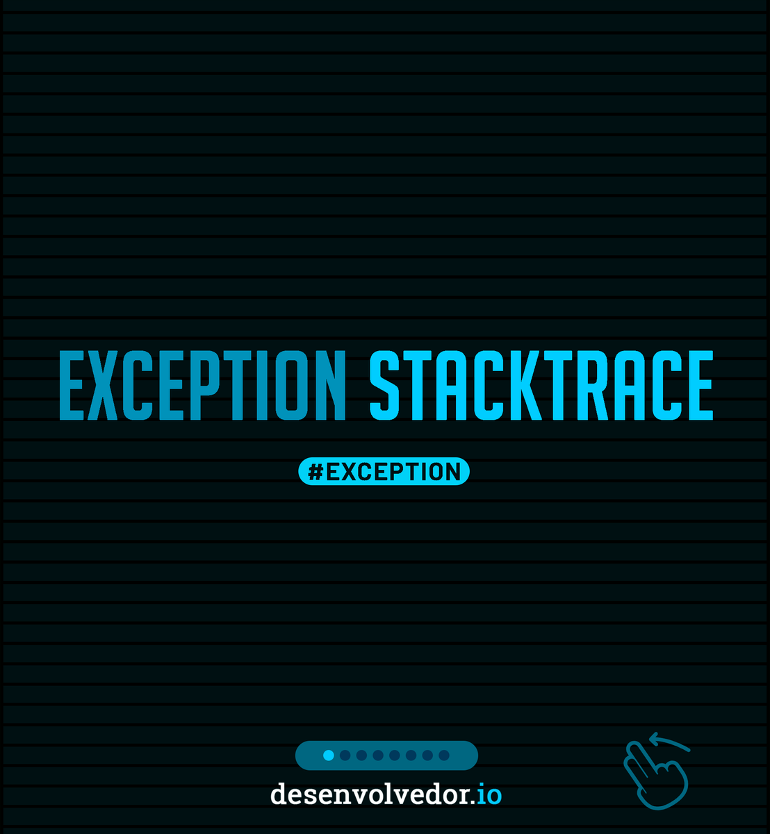 desenvolvedorio's tweet photo. Na nossa dica de hoje... π
#desenvolvedorio #dicadodev #programadores #exception https://t.co/LsjIhOPzXr