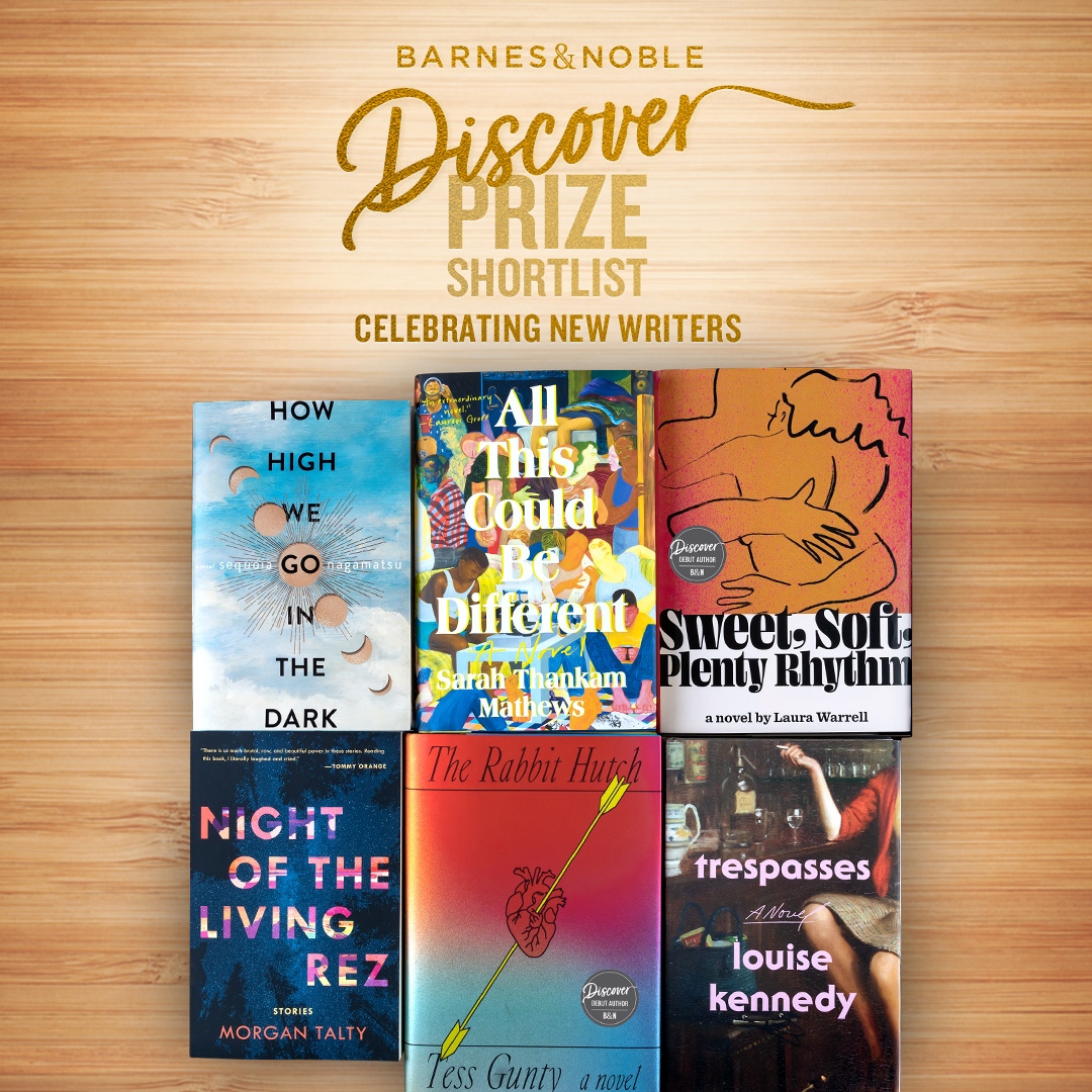 BNBuzz's tweet photo. Join us in congratulating the following who are on the shortlist for our new Discover Prize: @smathewss, @SequoiaN, @Morgan_J_Talty, #TessGunty, @LKWarrell and @KennedyLoulou. 

Please join us on IG live on the evening of 10/12 as we announce the winner!

https://t.co/NROefLlEl4 https://t.co/0I9FiVPDGK