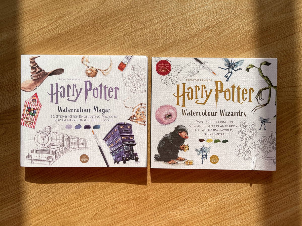 PavilionBooks's tweet photo. COMPETITION ALERT 📢

To celebrate this week's publication of  #HarryPotterWatercolourWizardry we're giving you the chance to win a set of both spell-binding watercolour books. 

Simply retweet to enter! 🎨

This giveaway closes 28th August. 
T&amp;Cs apply: https://t.co/3UXLZNaiF0 https://t.co/Qxc03dUVGf