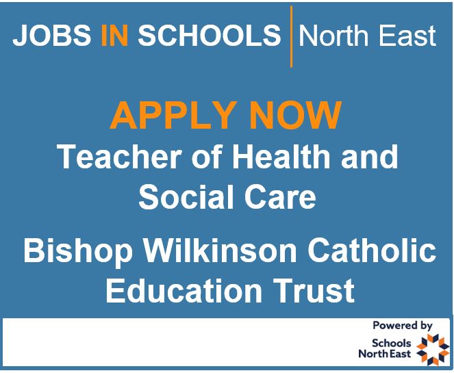 Bishop Wilkinson Catholic Education Trust wish to appoint a dynamic, well qualified, and highly effective Teacher of Health and Social Care. bit.ly/3C6DVJn