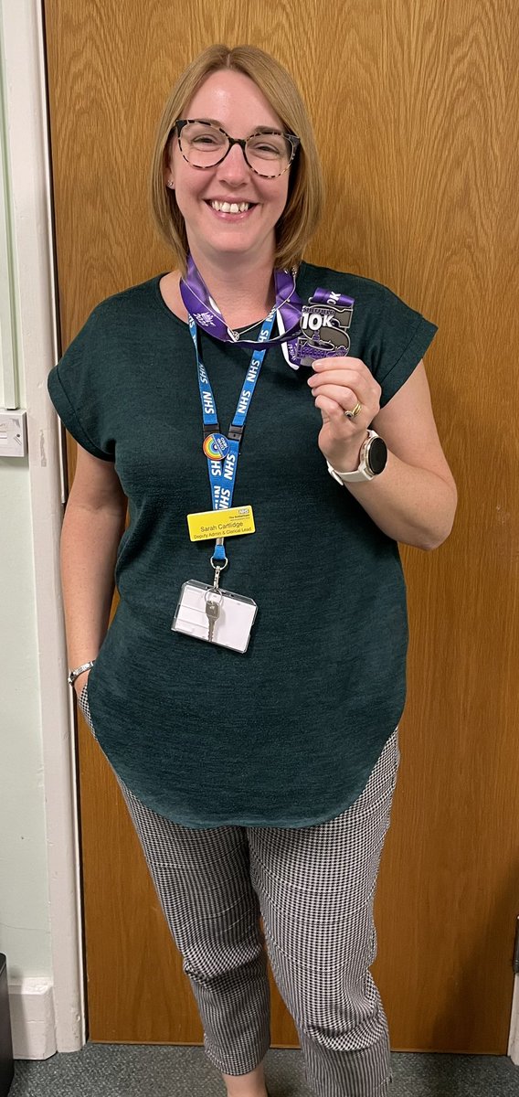 Congratulations sarah Cartlidge for completing the Sheffield 10k run on Sunday and raising money for Alzheimer’s research uk. Very well done justgiving.com/fundraising/sa…