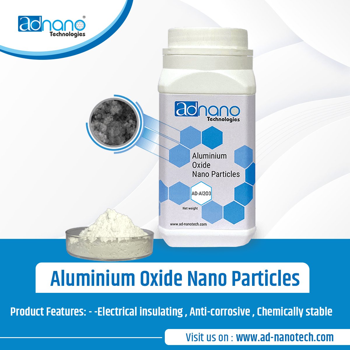AdnanoTech's tweet photo. To produce precise #AluminumOxide #NanoPowder in India, we #manufacture #AluminumOxide #Nanoparticles using the chemical precipitation technique and multipoint quality checks.

visit us: https://t.co/hscF8T1fgV

#nanotubes #adnano #graphene #nanotech #Karnataka #india https://t.co/LdLkM4OrBi