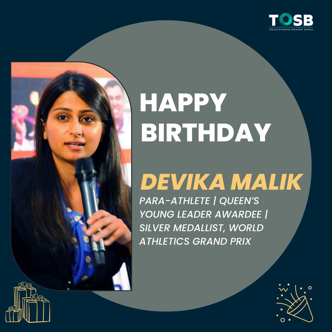 The_OSB's tweet photo. A very Happy Birthday to @devikamalik_394 , you are an inspiration to many. Your story is empowering and powerful. May you achieve many more milestones in future.

#HappyBirthday #Birthday #TOSB #TOSBSpeakers #TOSBWishes #DevikaMalik #Speaker #TOSBConversation #Sportswomen https://t.co/PEjz3NgoxC