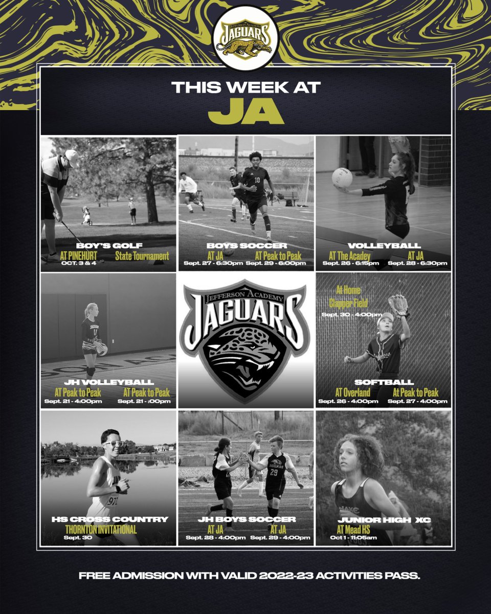 JA_Athletics's tweet photo. Homecoming Week has arrived! @JA_Athletics @JAJagsSoftball @JABoysHoops @JAGirlsHoops @JAJAGSTrack @JAJagsBaseball @CHSAA https://t.co/doMFa029g9